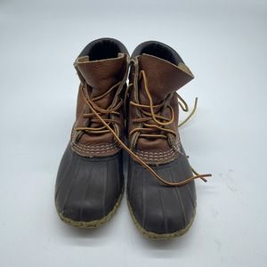 Vintage LL BEAN Women's Size 7 Hunting Shoe‎ Boots Waterproof Made in Maine USA